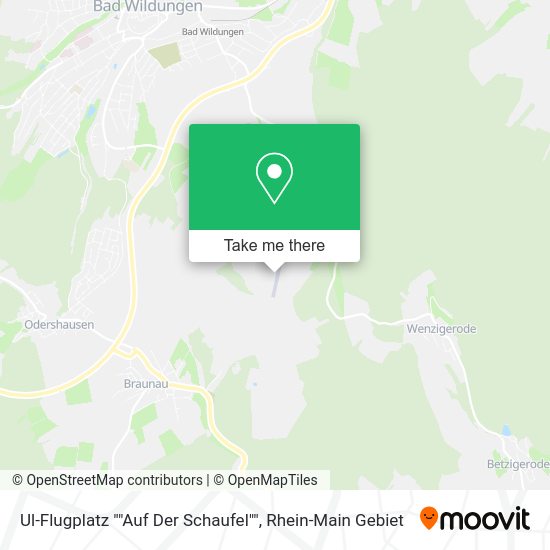 Карта Ul-Flugplatz ""Auf Der Schaufel""