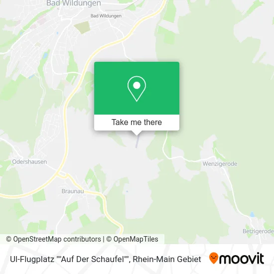 Карта Ul-Flugplatz ""Auf Der Schaufel""