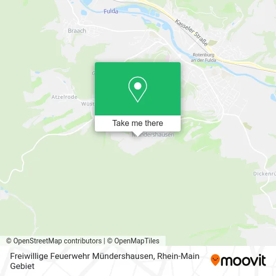 Карта Freiwillige Feuerwehr Mündershausen