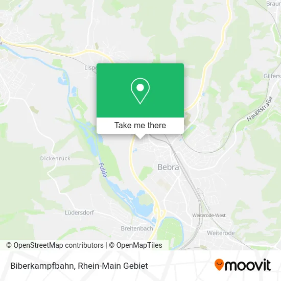 Карта Biberkampfbahn