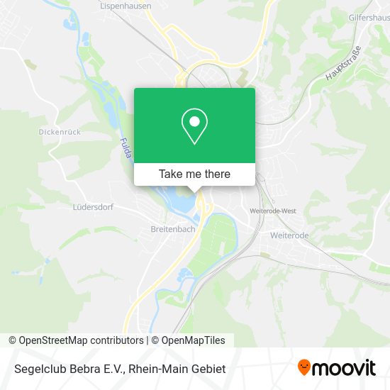 Карта Segelclub Bebra E.V.
