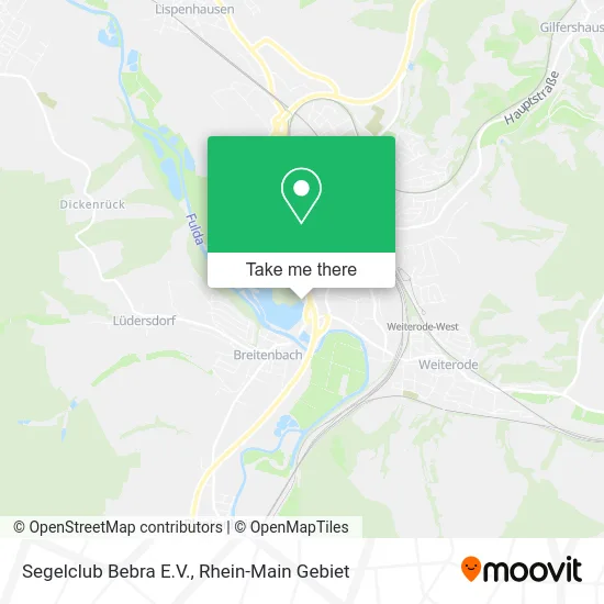 Карта Segelclub Bebra E.V.
