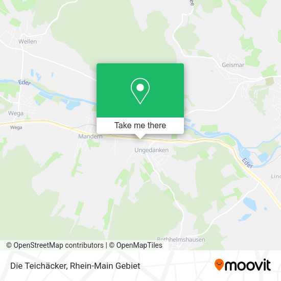 Карта Die Teichäcker