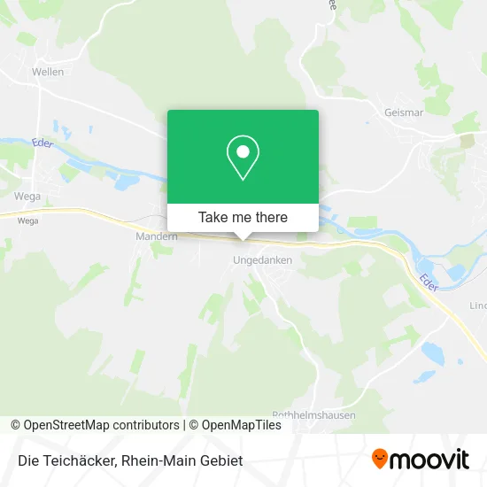 Карта Die Teichäcker