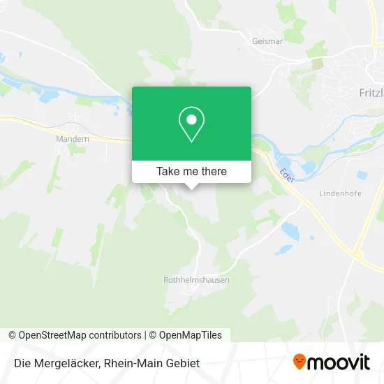 Карта Die Mergeläcker