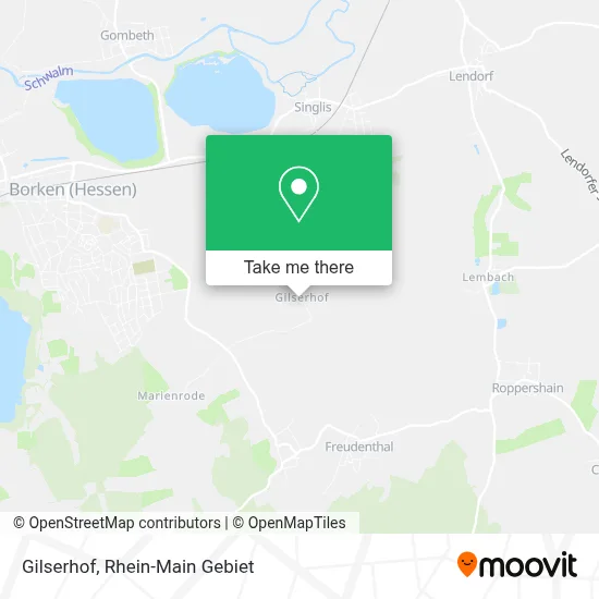 Gilserhof map