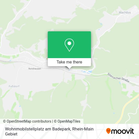 Карта Wohnmobilstellplatz am Badepark