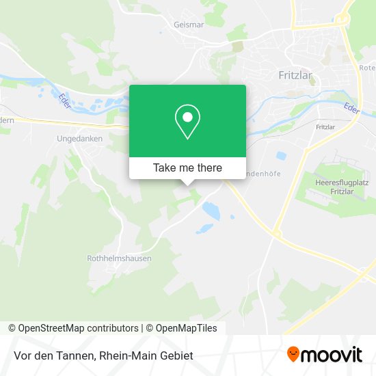 Карта Vor den Tannen