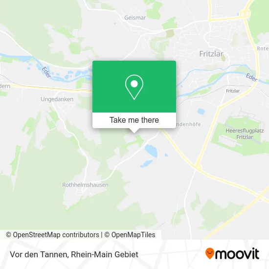 Карта Vor den Tannen