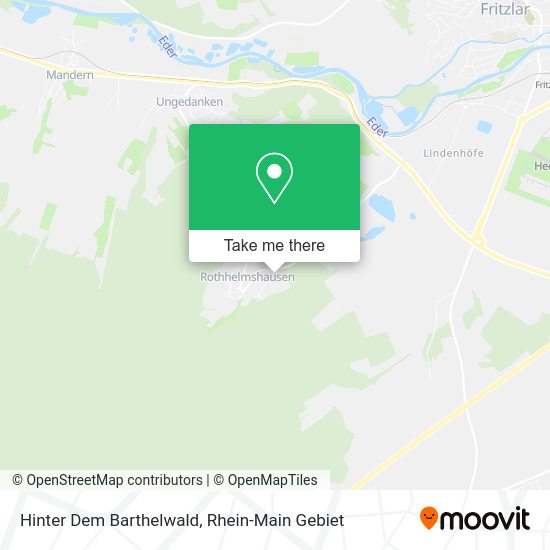 Карта Hinter Dem Barthelwald