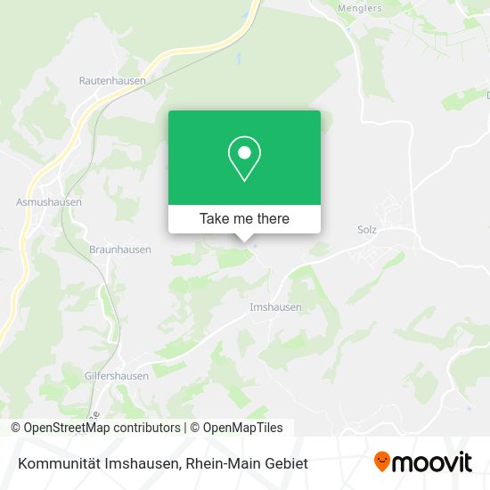 Карта Kommunität Imshausen