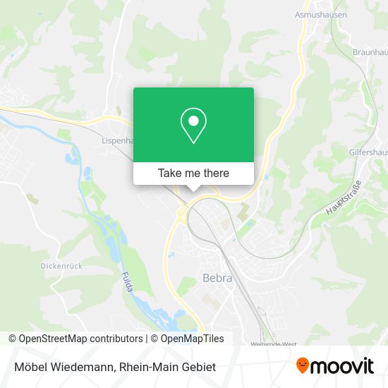 Карта Möbel Wiedemann