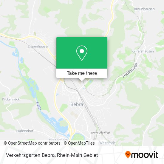 Карта Verkehrsgarten Bebra