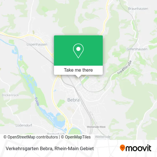 Карта Verkehrsgarten Bebra