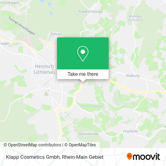 Карта Klapp Cosmetics Gmbh