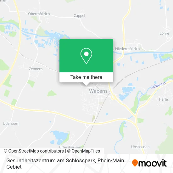 Карта Gesundheitszentrum am Schlosspark