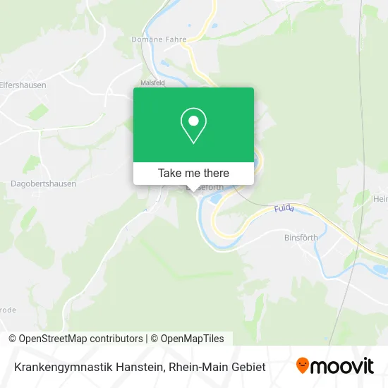 Карта Krankengymnastik Hanstein
