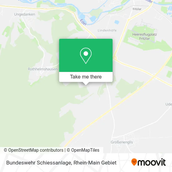 Карта Bundeswehr Schiessanlage