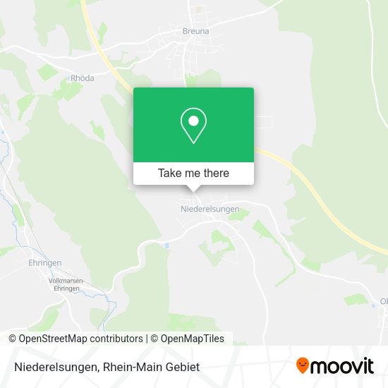 Карта Niederelsungen