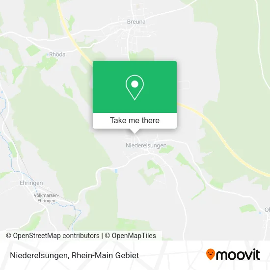 Карта Niederelsungen