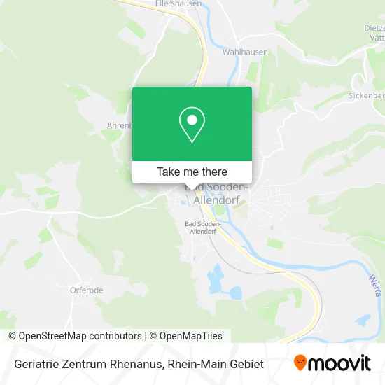 Карта Geriatrie Zentrum Rhenanus