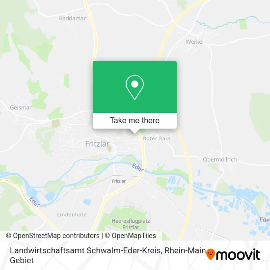 Карта Landwirtschaftsamt Schwalm-Eder-Kreis