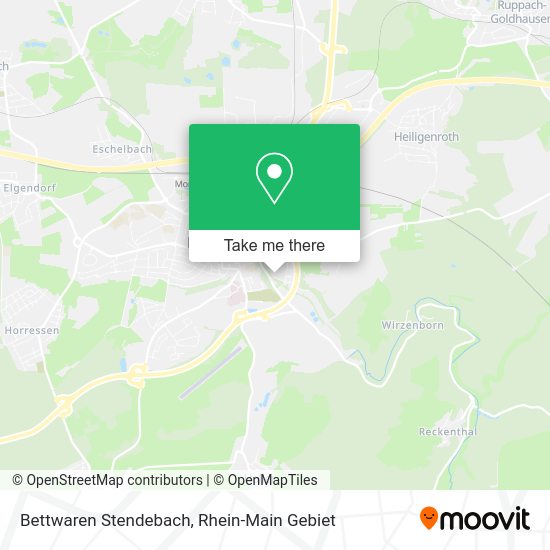 Карта Bettwaren Stendebach