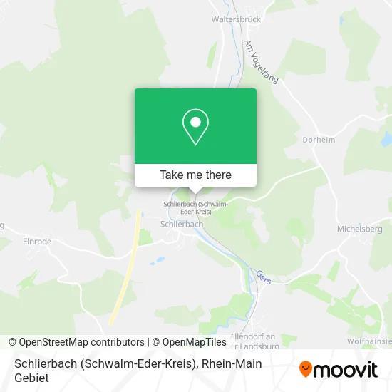 Карта Schlierbach (Schwalm-Eder-Kreis)