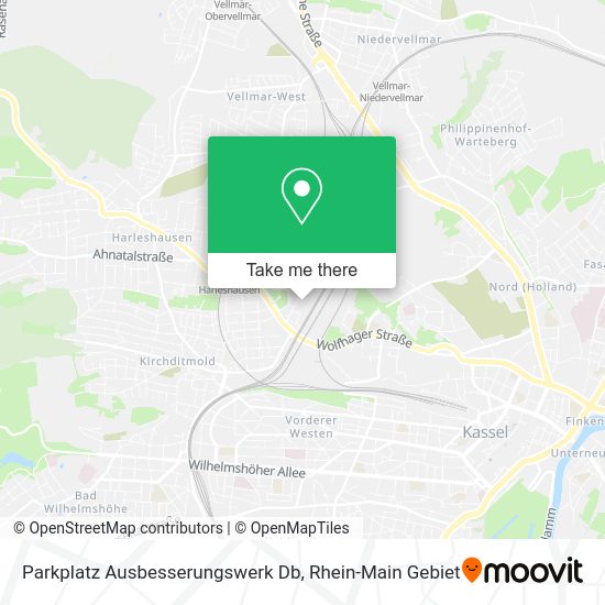 Карта Parkplatz Ausbesserungswerk Db