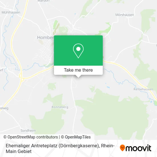 Карта Ehemaliger Antreteplatz (Dörnbergkaserne)