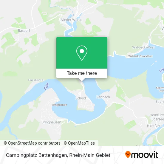 Карта Campingplatz Bettenhagen