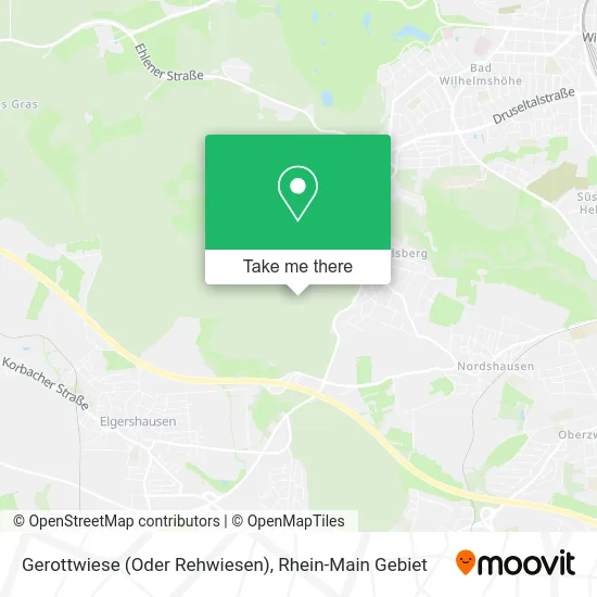 Карта Gerottwiese (Oder Rehwiesen)