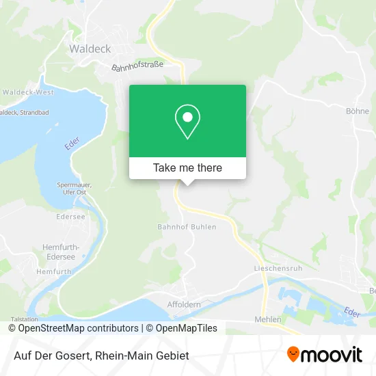 Карта Auf Der Gosert