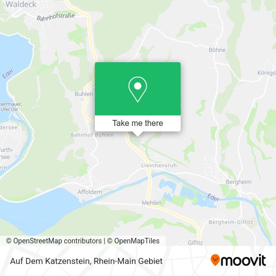 Карта Auf Dem Katzenstein
