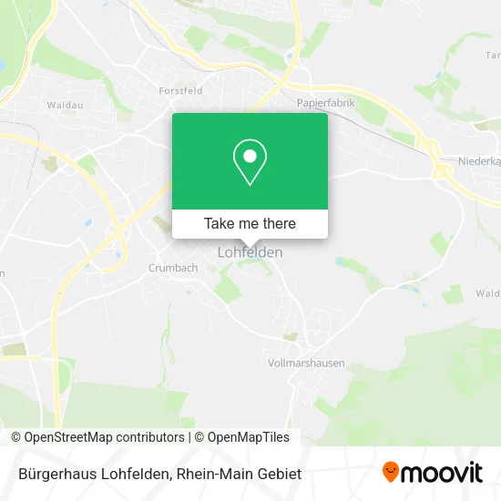 Карта Bürgerhaus Lohfelden