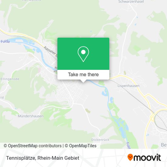 Карта Tennisplätze