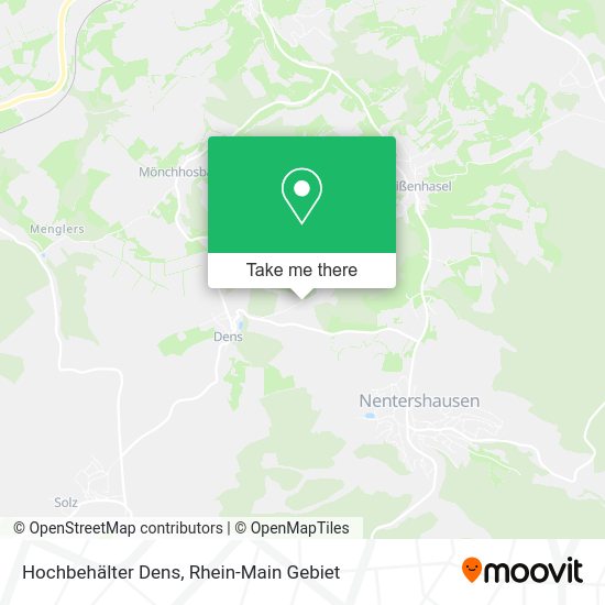Карта Hochbehälter Dens