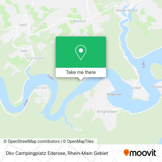 Карта Dkv Campingplatz Edersee