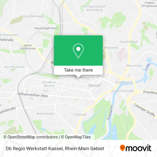Карта Db Regio Werkstatt Kassel