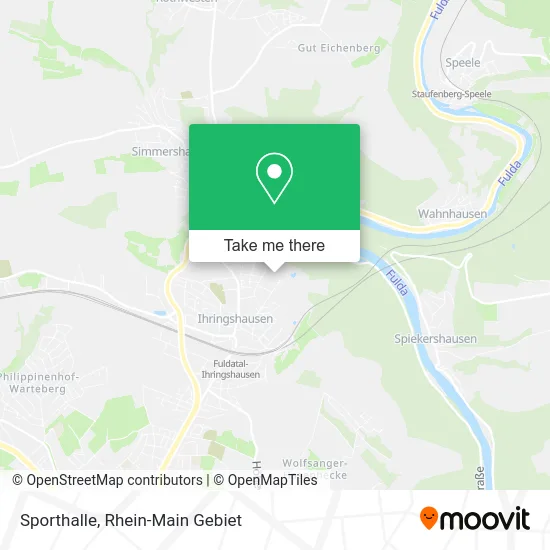 Карта Sporthalle