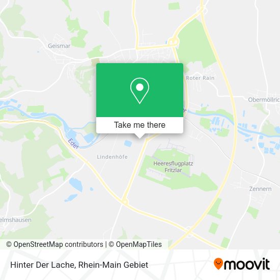 Карта Hinter Der Lache