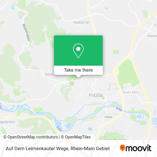Карта Auf Dem Leimenkauter Wege