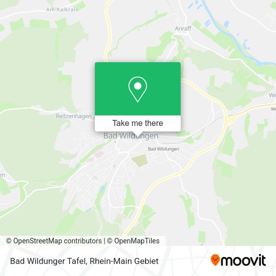 Карта Bad Wildunger Tafel