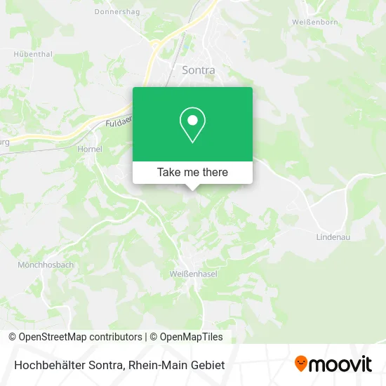 Карта Hochbehälter Sontra