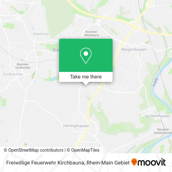Карта Freiwillige Feuerwehr Kirchbauna