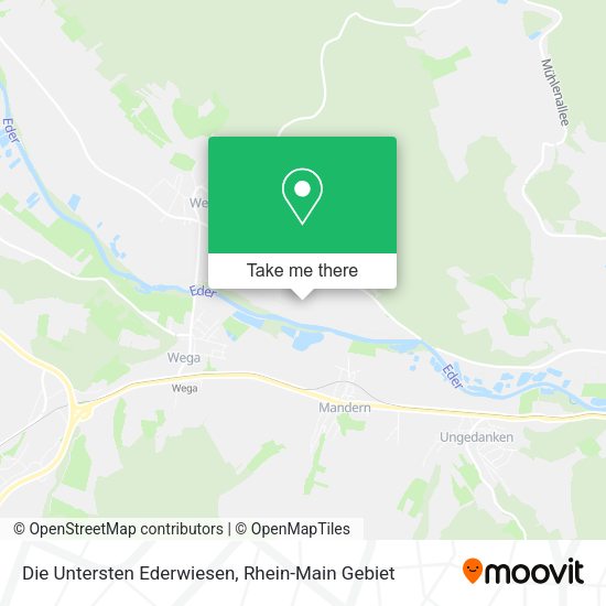 Карта Die Untersten Ederwiesen