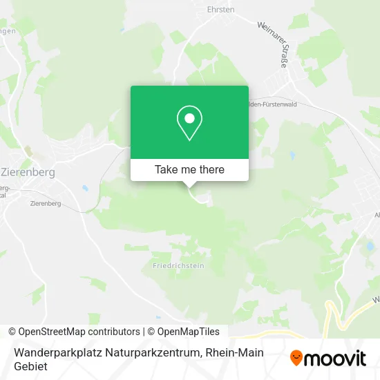 Карта Wanderparkplatz Naturparkzentrum