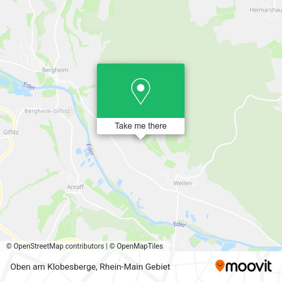 Карта Oben am Klobesberge