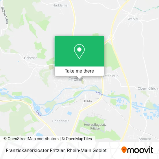 Карта Franziskanerkloster Fritzlar