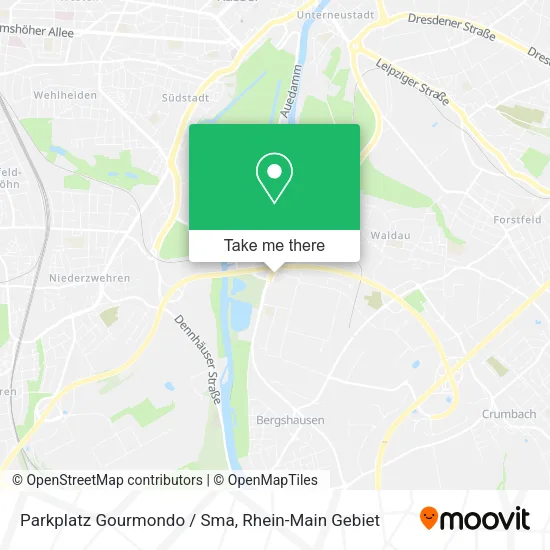 Карта Parkplatz Gourmondo / Sma